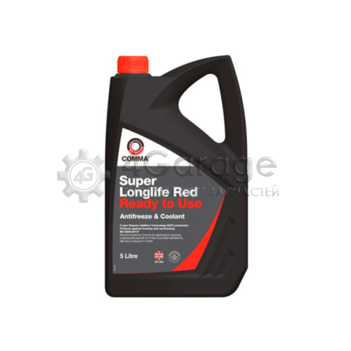 COMMA SLC5L Comma Super Longlife Red - Coolant (5l)_антифриз Красный, Готовый К Использованию Vw (Tl7