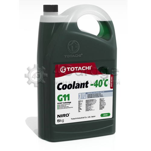 TOTACHI 43205 Антифриз Totachi Niro Coolant Green -40c G11 5кг 4589904526817 43205 TOTACHI арт. 43205