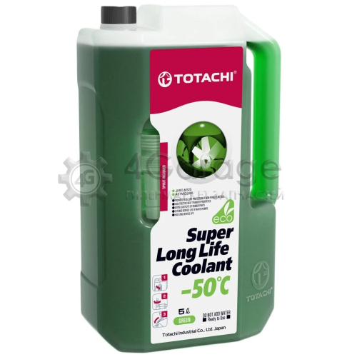 TOTACHI 41705 Охлаждающая Жидкость Totachi Super Llc Green -50c 5л Totachi^41705 TOTACHI арт.