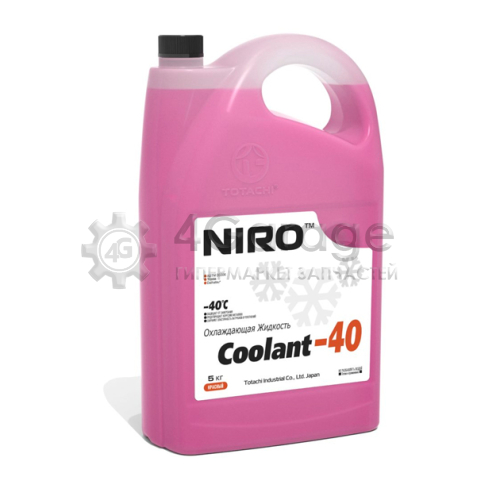 TOTACHI 43105 Охлаждающая жидкость NIRO Coolant Red -40C 1кг