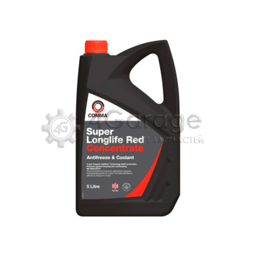 COMMA SLA5L Comma Super Ll Red - Antifreeze (5l)_антифриз Красный, Конц Tl774d, Wss-M97b44-D, Mb 325.