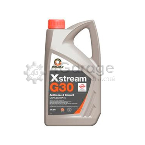 COMMA XSR2L Антифриз красный концентрат 2 л. Comma XSTREAM G30 (G12+)