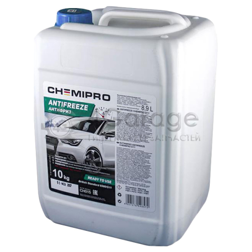 CHEMIPRO CH035 Ch035_антифриз Chemipro G11 Готовый 10kg Синий, 8.9л CHEMIPRO арт. CH035