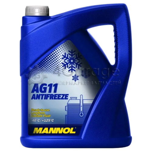 MANNOL MN40115 4011-5 Mannol Antifreeze Longterm Ag11 5 Л. Готовый Раствор Охлаждающей Жидкости Антифриз в Красноярске