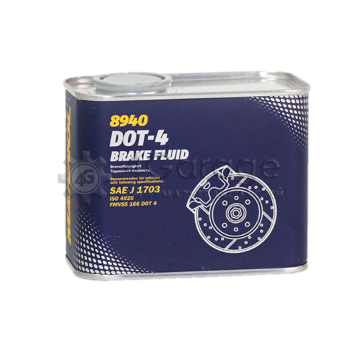 Тормозная жидкость MANNOL DOT-4 8940, 500мл MANNOL 8940 в Нижнем Новгороде