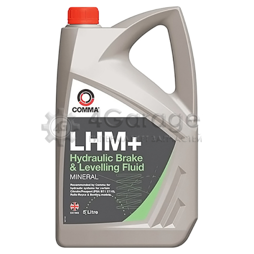 COMMA LHM5L COMMA LHM PLUS (5L)_жидкость гидравлическая зеленая\ COMMA арт. LHM5L