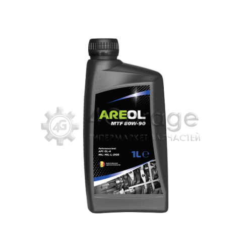 AREOL 80W90AR077 MTF 80W90 (1л) трансмис. минерал. масло для МКПП\ API GL-4, MIL-L-2105 AREOL 80W90AR077