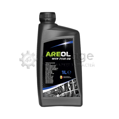 AREOL MTF 75W80 (1л) полусинт. трансм. масло для робот. и МКПП API GL-4, AREOL 75W80AR107 AREOL 75W80AR107 в Ростове-на-Дону