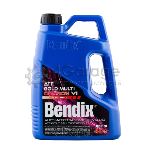 BENDIX 183017B Масло Трансмиссионное Bendix Gold Atf Multi Dexron Vi Синтетическое 4 Л 183017b BENDIX арт в Красноярске