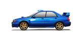 Запчасти на SUBARU IMPREZA седан (GD) 2.0 WRX Turbo AWD