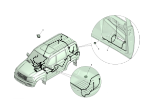 Жгут проводов по кузову