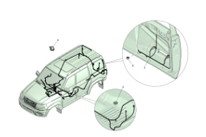 Жгут проводов по кузову