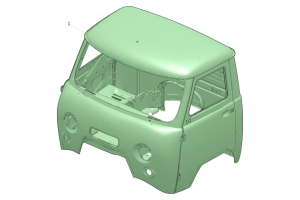 Кузов окрашенный